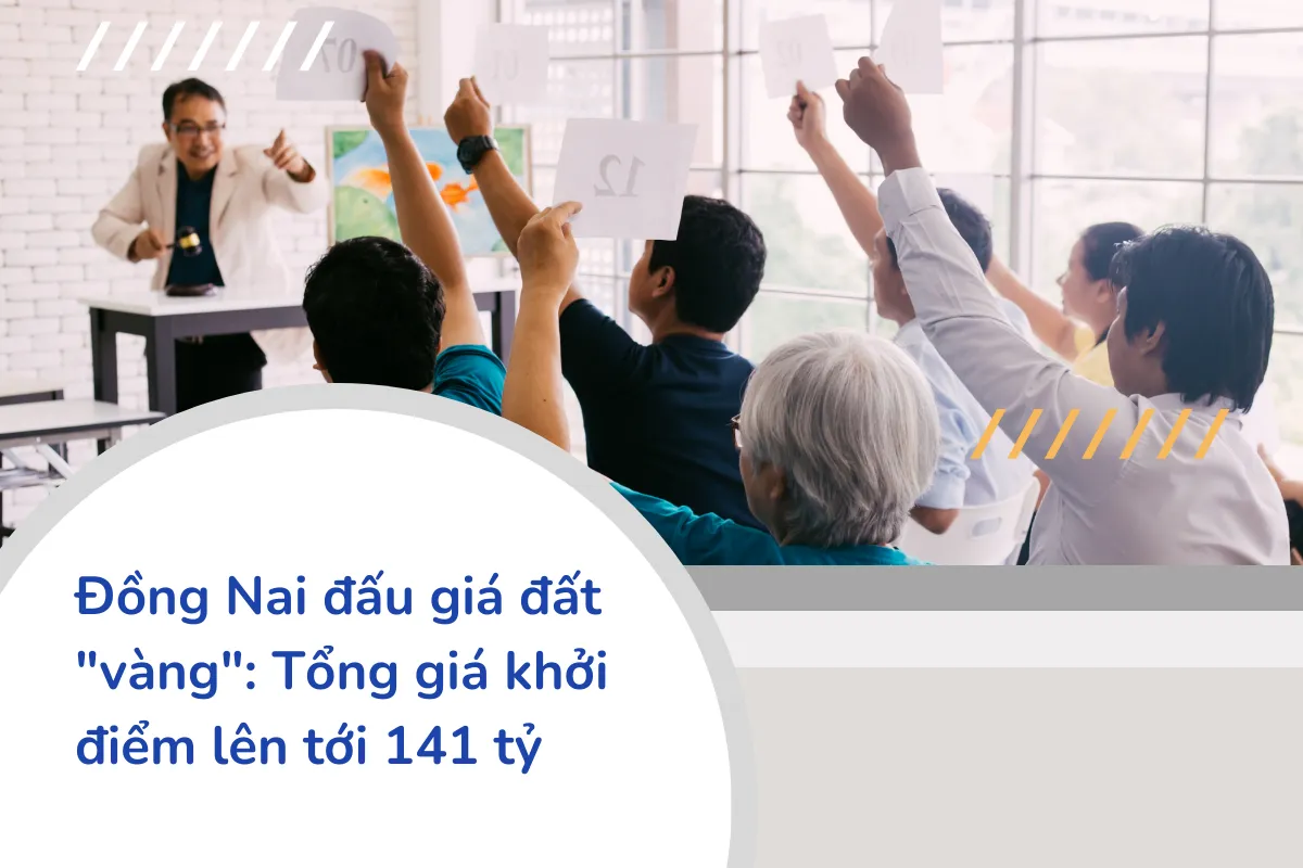 Đồng Nai đấu giá đất vàng - Tổng giá khởi điểm lên tới 141 tỷ