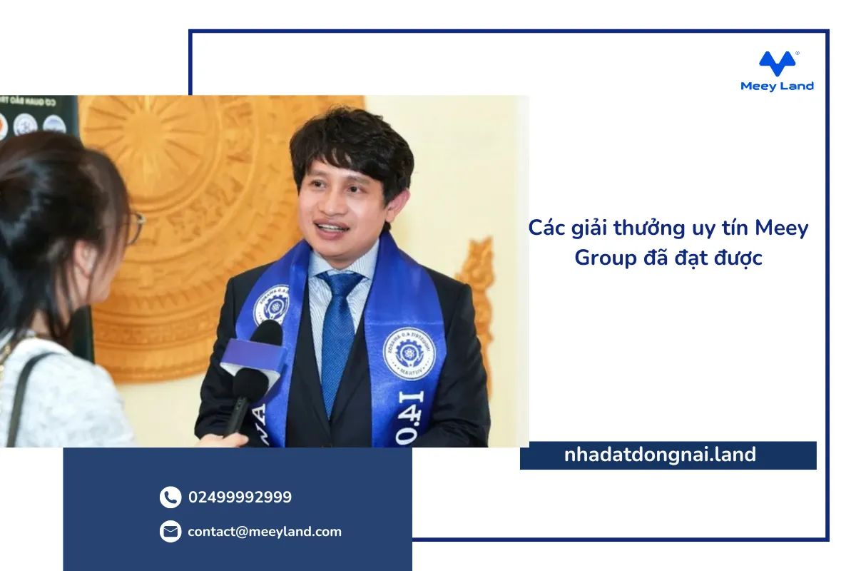 Các giải thưởng uy tín Meey Group đã đạt được