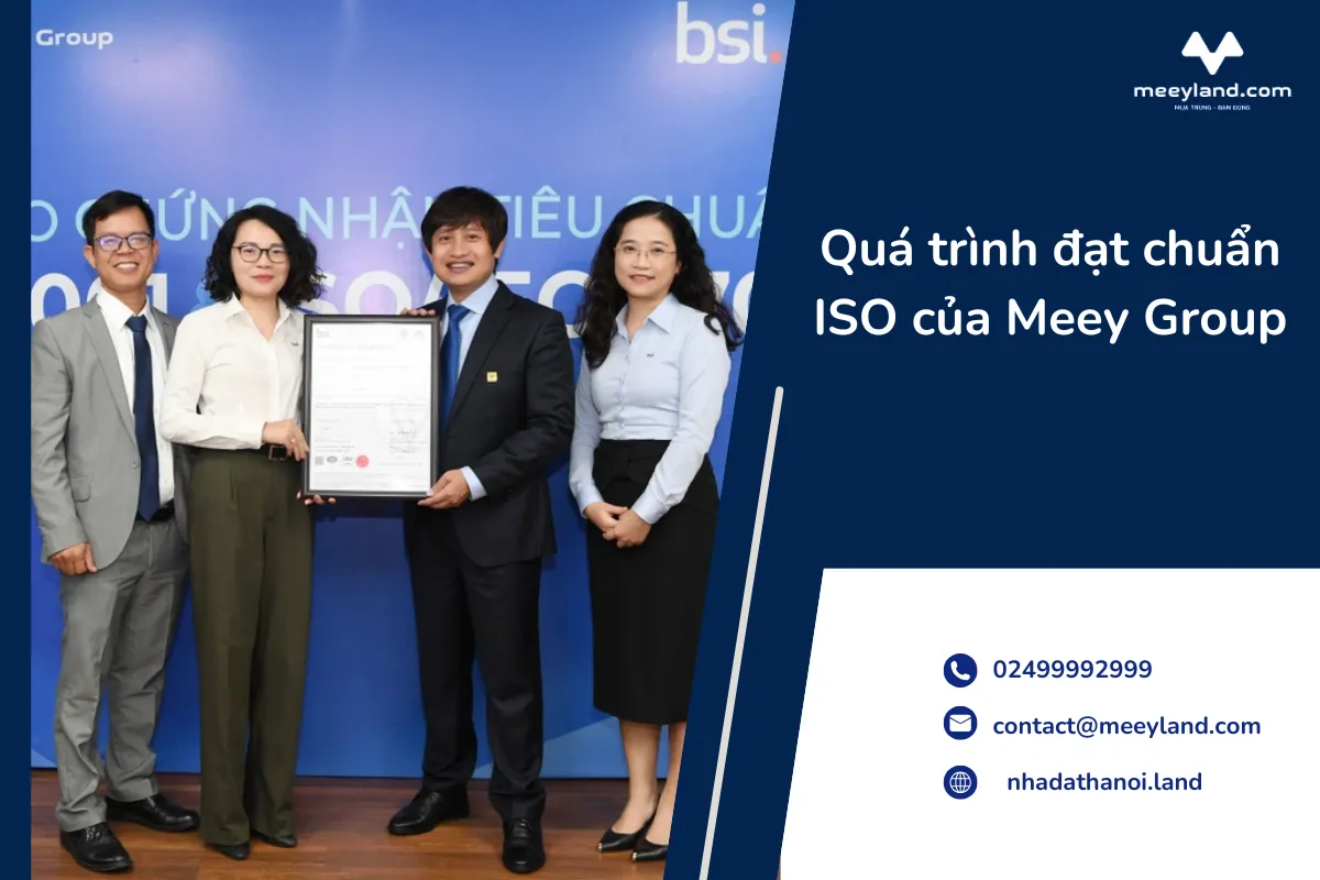 Quá trình đạt chuẩn ISO của Meey Group