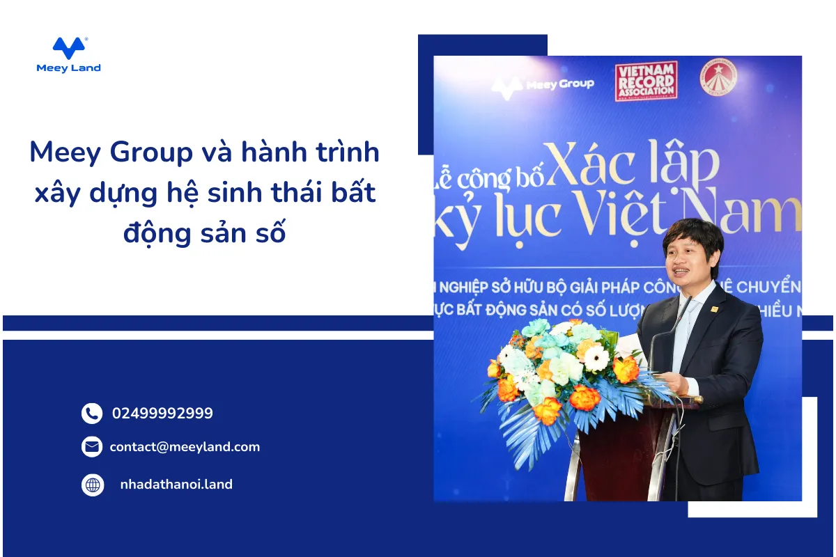 Meey Group và hành trình xây dựng hệ sinh thái bất động sản số