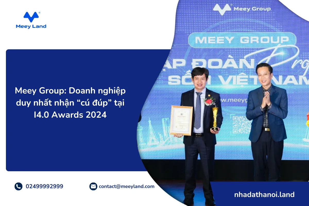 Meey Group: Doanh nghiệp duy nhất nhận “cú đúp” tại I4.0 Awards 2024