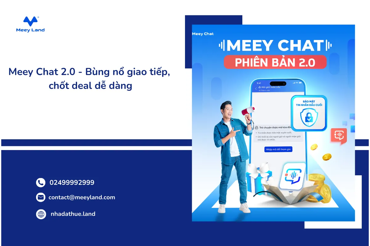 Meey Chat - Giải pháp mới cho giao dịch bất động sản