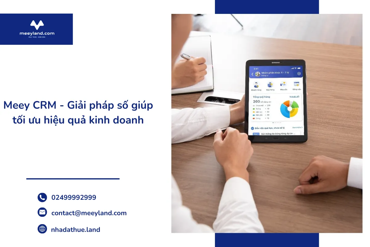 Meey CRM: Giải pháp quản lý hiệu quả cho Nirva – Land