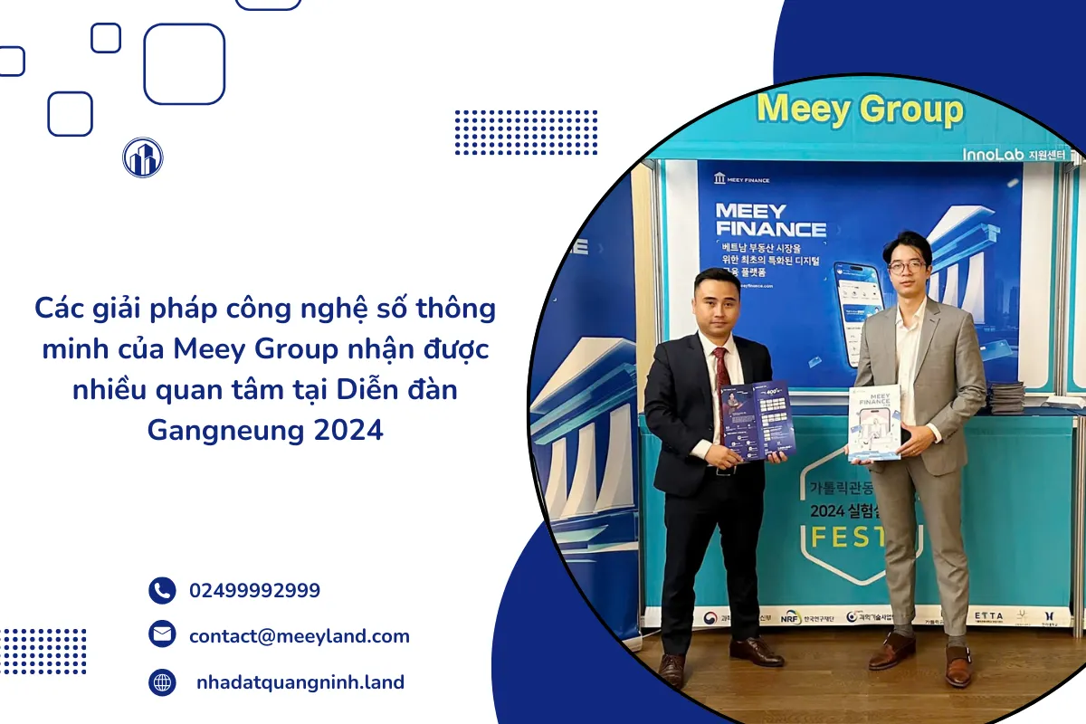 Ông Nguyễn Đức Tài, Giám đốc Tài chính Meey Group và Giáo sư Hwang Bo Yoon, Giám đốc Trung tâm khởi nghiệp Eunpyeong. Ông Nguyễn Đức Tài, Giám đốc Tài chính Meey Group và Giáo sư Hwang Bo Yoon, Giám đốc Trung tâm khởi nghiệp Eunpyeong.