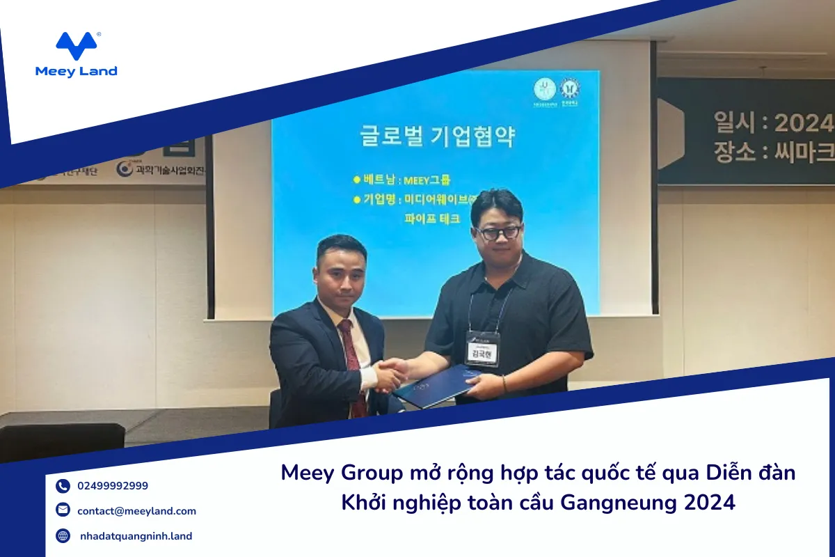Ông Nguyễn Đức Tài, Giám đốc Tài chính Meey Group và đại diện Media Wave Co., Ltd ký bản ghi nhớ hợp tác. Ông Nguyễn Đức Tài, Giám đốc Tài chính Meey Group và đại diện Media Wave Co., Ltd ký bản ghi nhớ hợp tác.