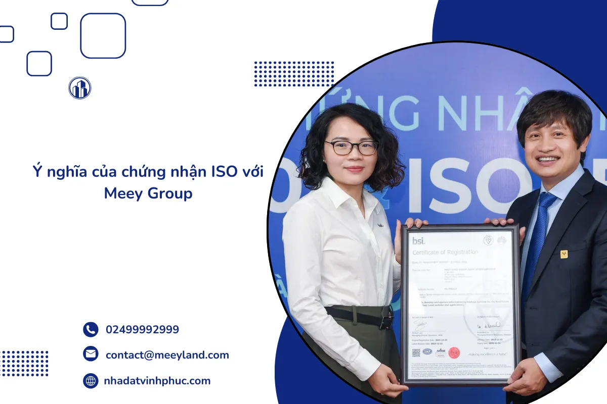 Ý nghĩa của chứng nhận ISO với Meey Group