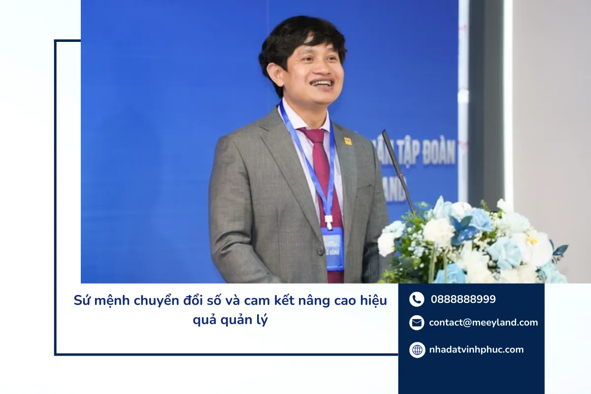 Sứ mệnh chuyển đổi số và cam kết nâng cao hiệu quả quản lý