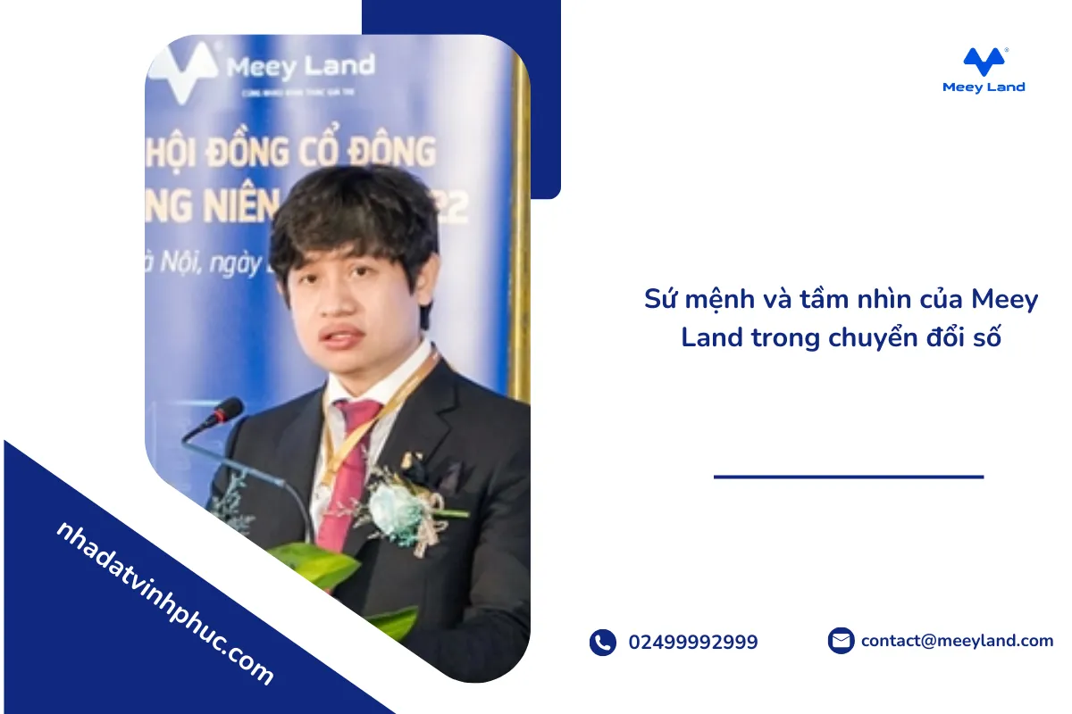 Sứ mệnh và tầm nhìn của Meey Land trong chuyển đổi số