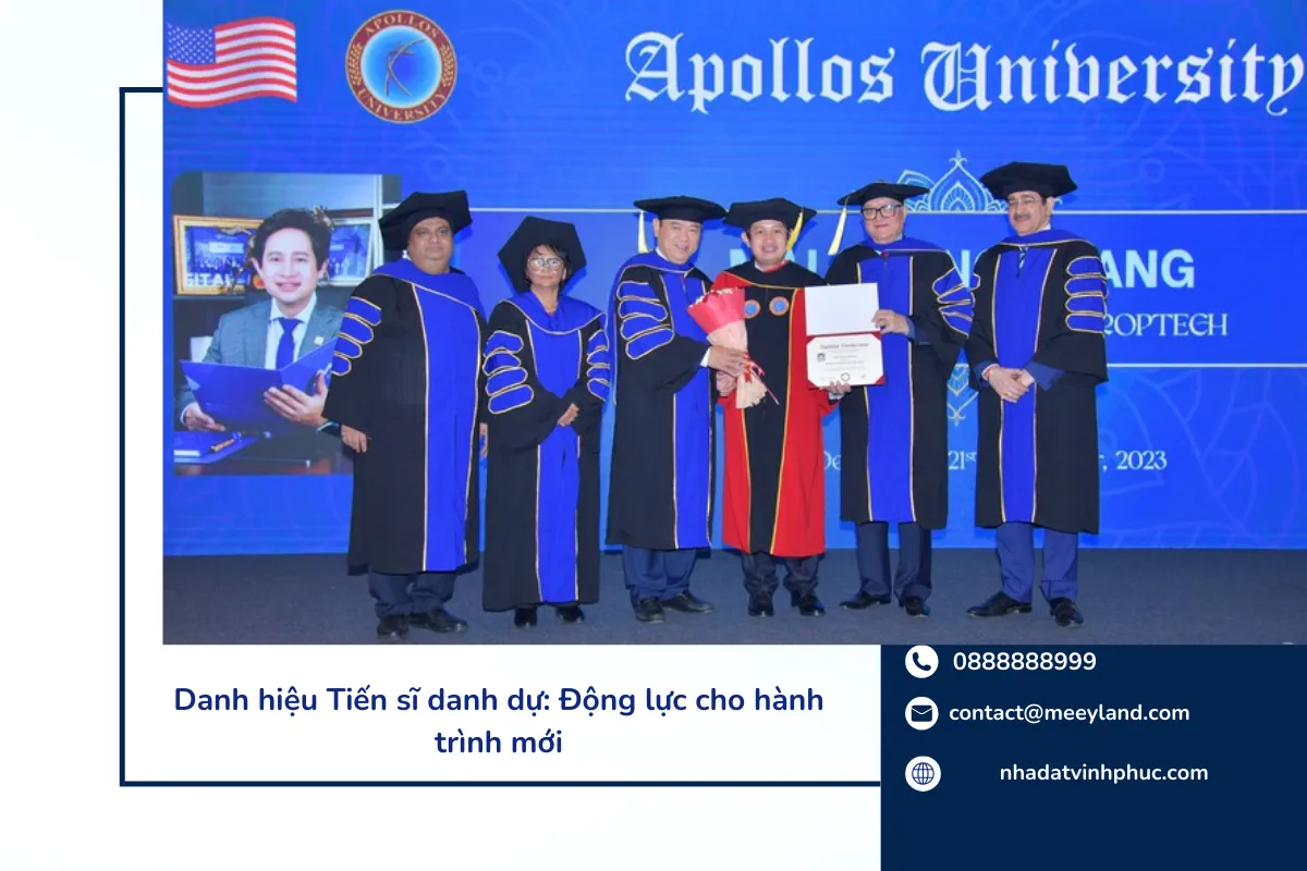Danh hiệu Tiến sĩ danh dự: Động lực cho hành trình mới