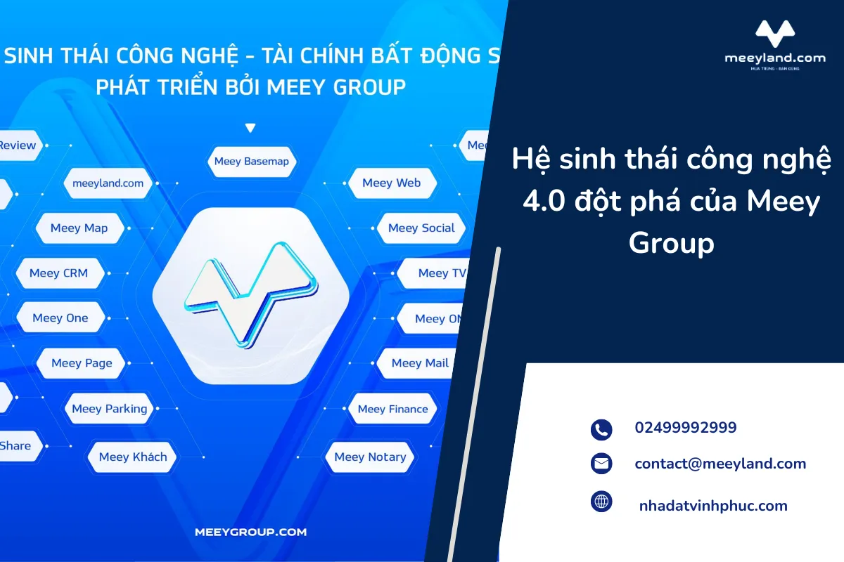 Hệ sinh thái công nghệ 4.0 đột phá của Meey Group