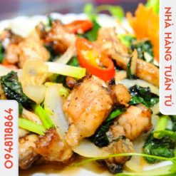 Ếch chiên lá lốt