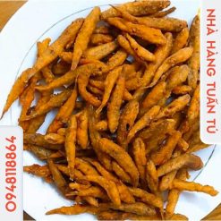 Cá bống sông chiên giòn