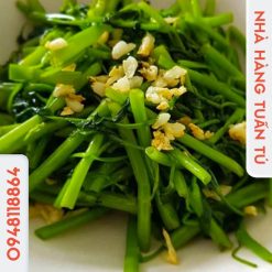 [Nhà hàng Tuấn Tú Vân Long Ninh Bình] 12 - Rau muốn xào tỏi