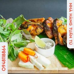 Cá lăng chiên giềng (nướng than hoa)