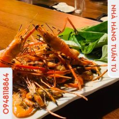Tôm nướng chấm mù tạt