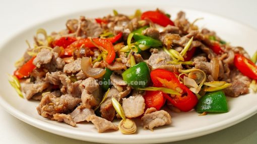 Bê xào sả ớt đầm Vân Long Ninh Bình