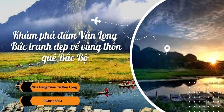 Khám phá đầm Vân Long Bức tranh đẹp về vùng thôn quê Bắc Bộ