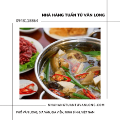 Cách nấu lẩu bê đầm Vân Long Ninh Bình