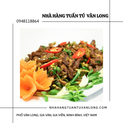 Dê xào sả ớt đầm Vân Long Ninh Bình