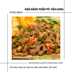 Dê xào sả ớt đầm Vân Long Ninh Bình