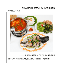Lẩu cá Lăng đầm Vân Long Ninh Bình