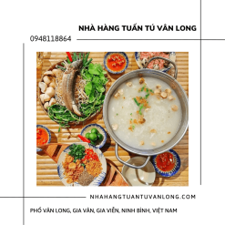 Lẩu cháo cá chép đầm Vân Long Ninh Bình