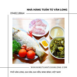 Lẩu cháo cá chép đầm Vân Long Ninh Bình