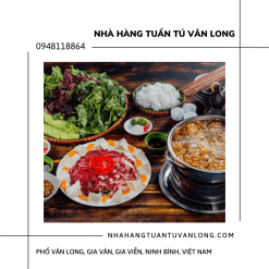 Lẩu riêu cua bắp bò sườn sụn Vân Long Ninh Bình