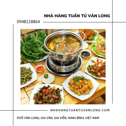 Lẩu ếch măng cay đầm Vân Long Ninh Bình
