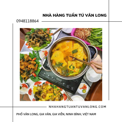 Lẩu ếch măng cay đầm Vân Long Ninh Bình