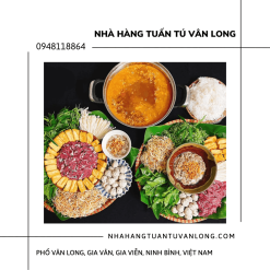 Lẩu riêu cua bò đầm Vân Long Ninh Bình