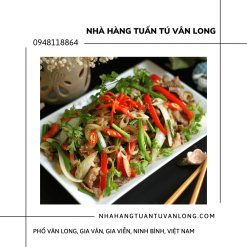 Bê xào sả ớt đầm Vân Long Ninh Bình