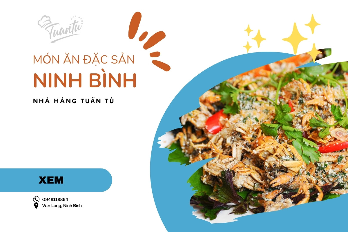Cua Đồng Rang Lá Lốt (Field Crab with Lolot Leaves)