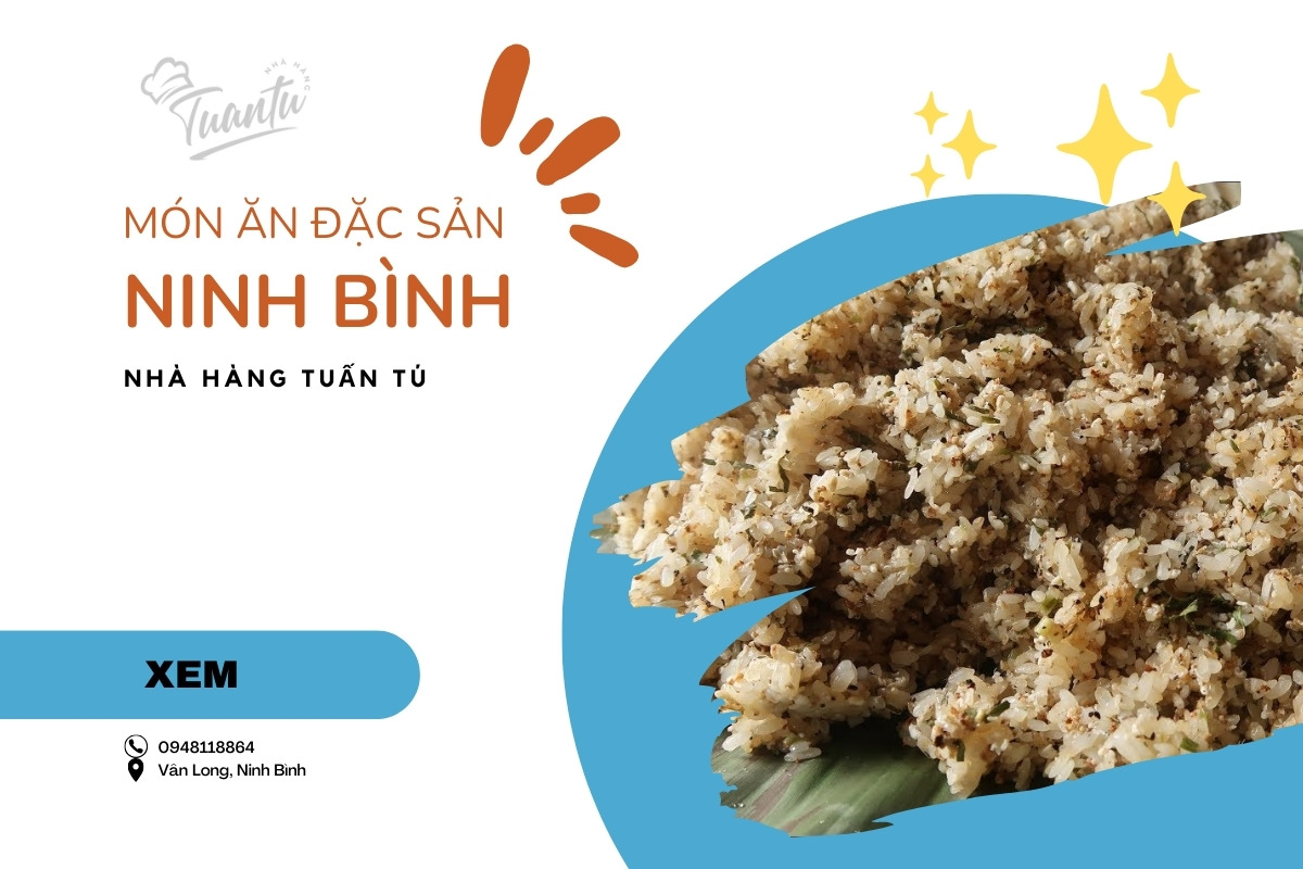 Xôi Trứng Kiến (Sticky Rice with Ant Eggs)