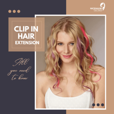 All you need to know about colored Clip in hair extensions