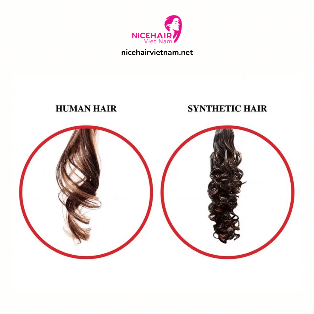 Compare clip- in hair extensions made from human hair and synthetic hair 