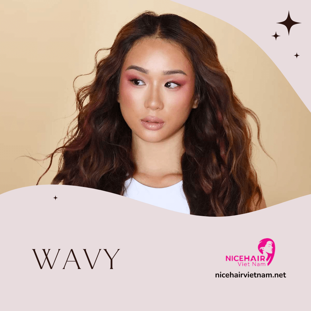 Wavy hairstyle