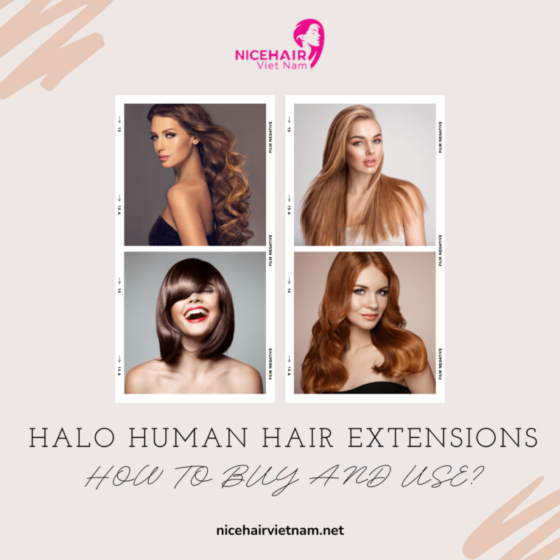 Halo human hair extensions: how to buy and use?