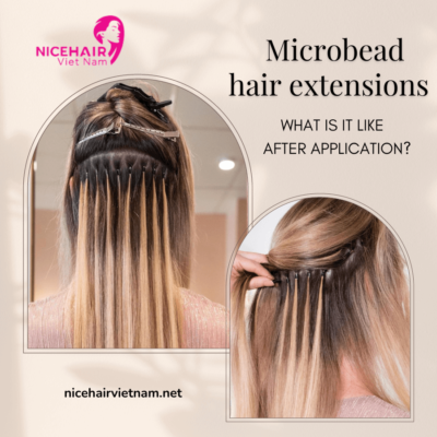 Microbead hair extensions: what is it like after application?