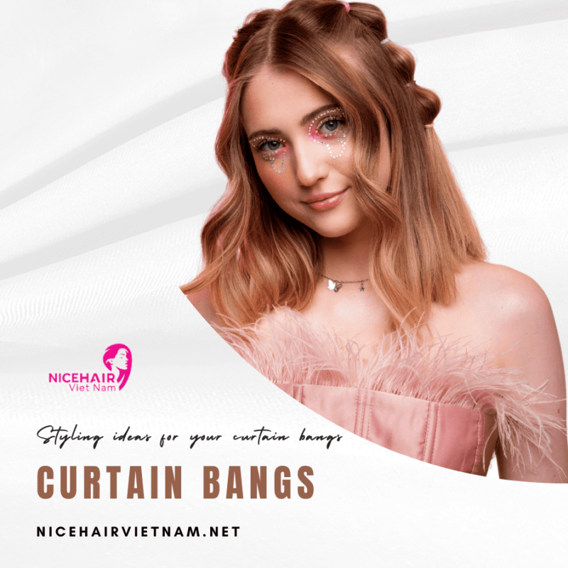 Curtain bangs Styling ideas for your curtain bangs