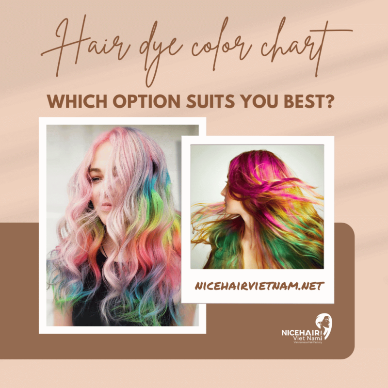 Hair dye color chart Which option suits you best