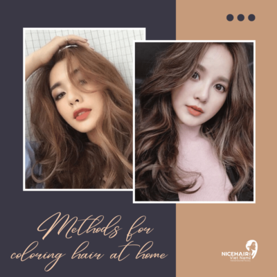 Methods for coloring hair at home and maintaining its health