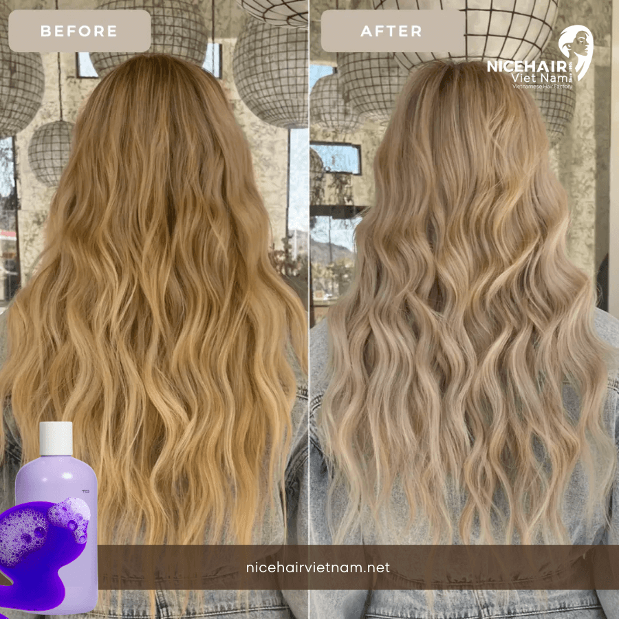 How blue and purple shampoos work on hair