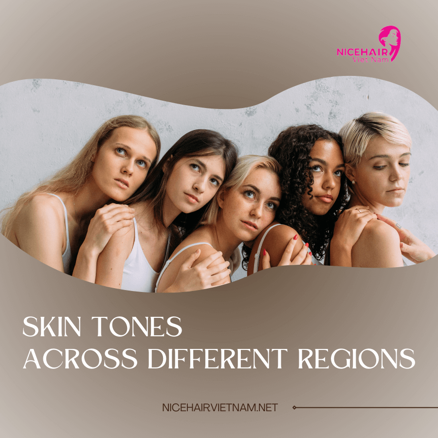 Hair color and Skin tones across different regions