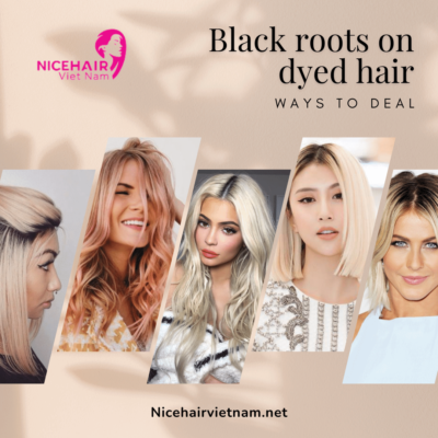 Ways to deal with newly grown black roots on dyed hair