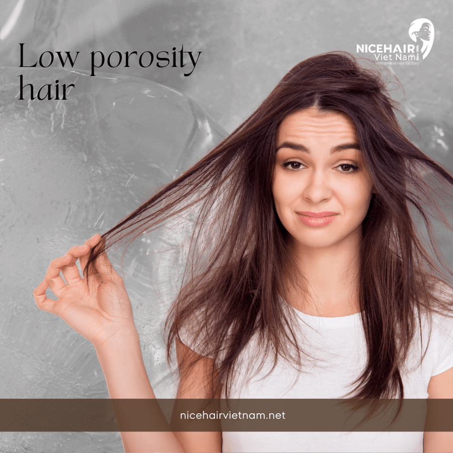 Managing low porosity hair
