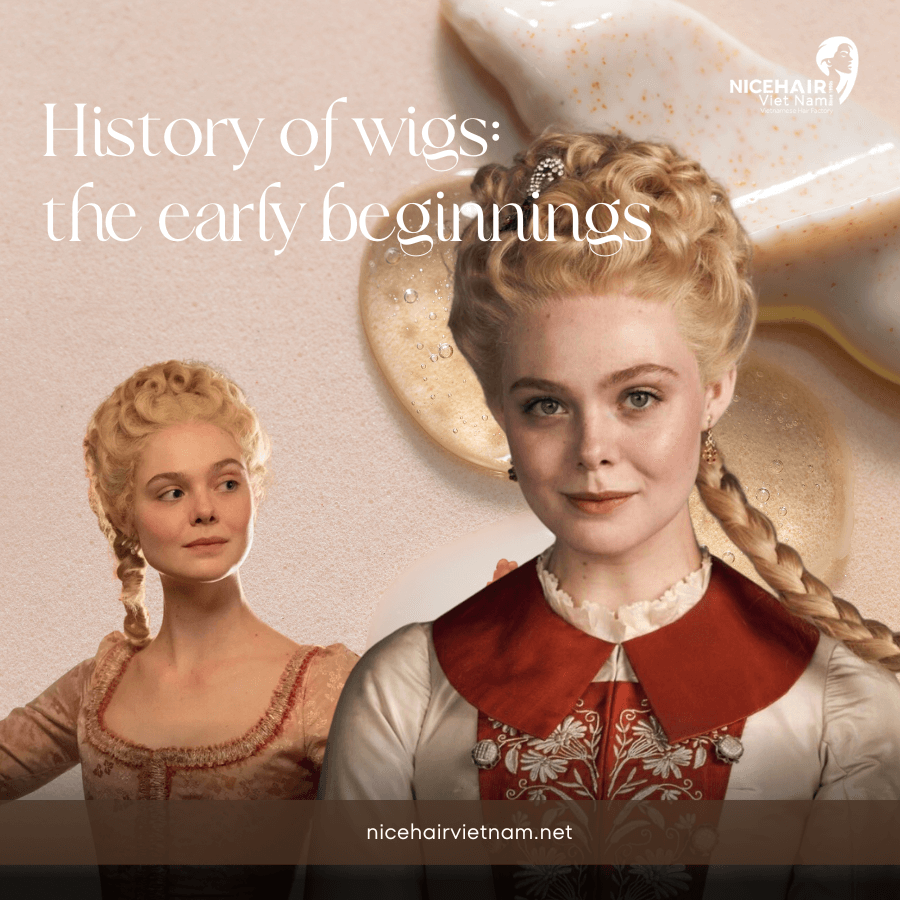 The history of wigs dates back