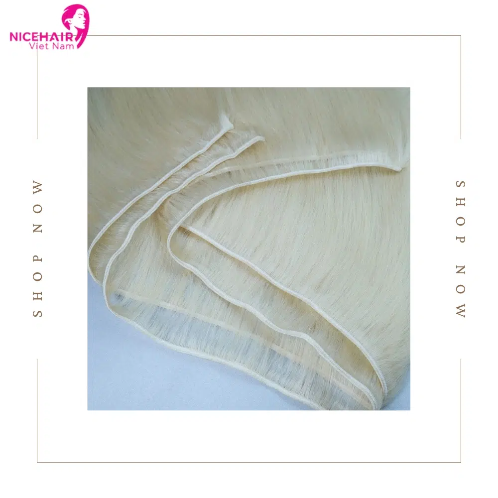 The painted hair will have moderate softness and shine, not silky smooth and too shiny