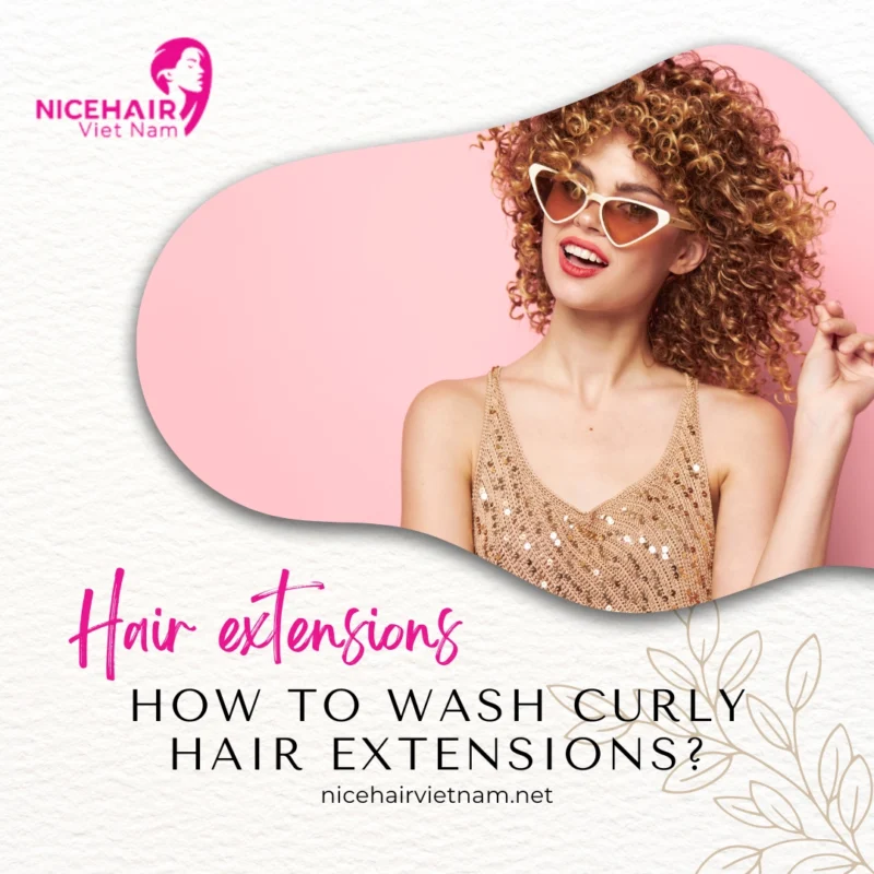 How to wash curly hair extensions