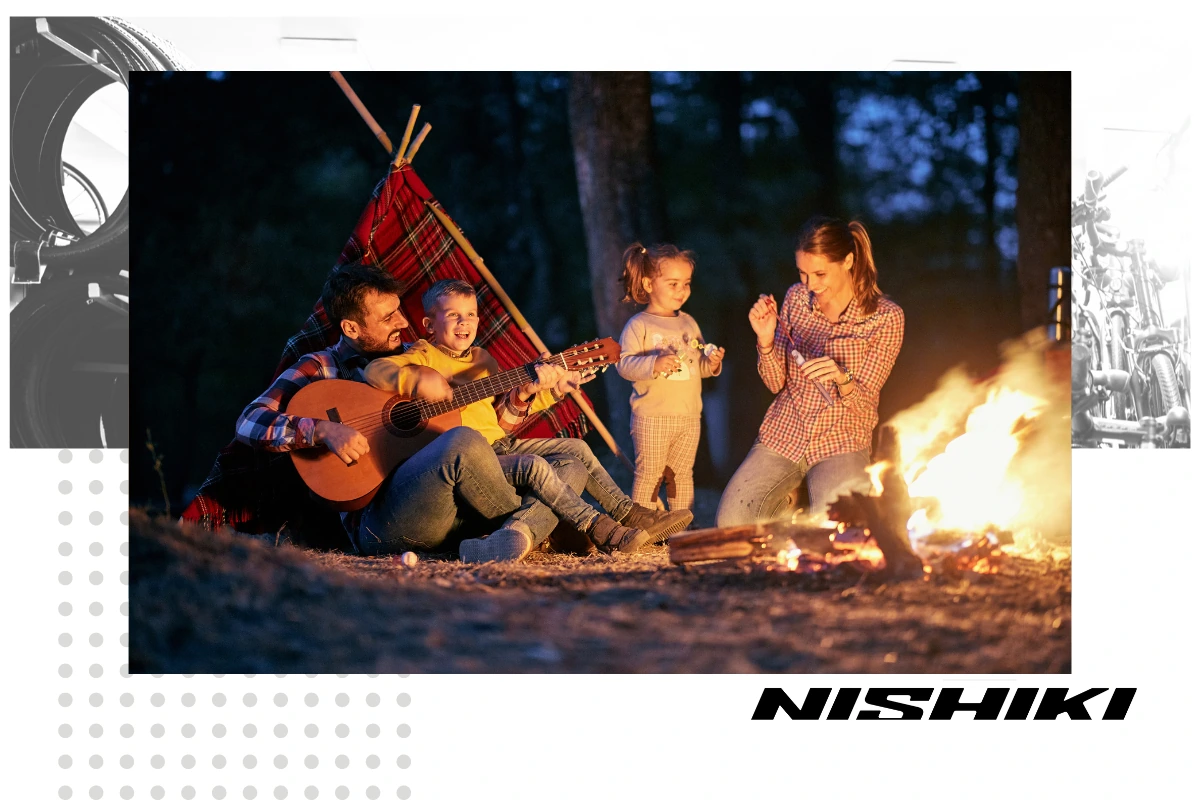 Hoạt động ngoài trời và lợi ích đối với trẻ nhỏ Cắm trại cùng gia đình